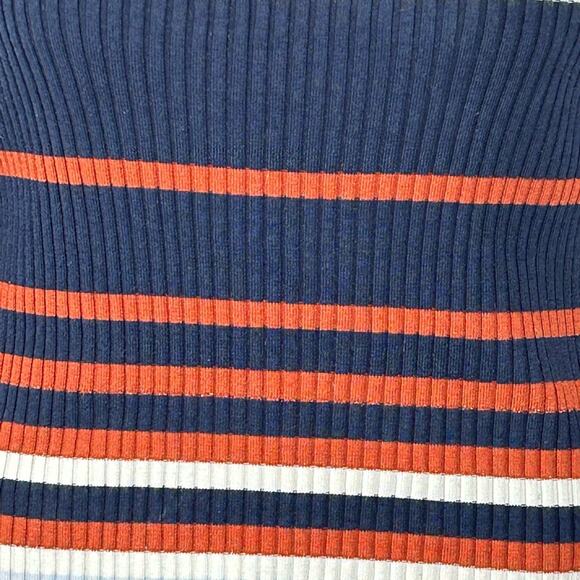 Bar III Bell Sleeve Striped Ribbed Sweater size Medium - Picture 13 of 16